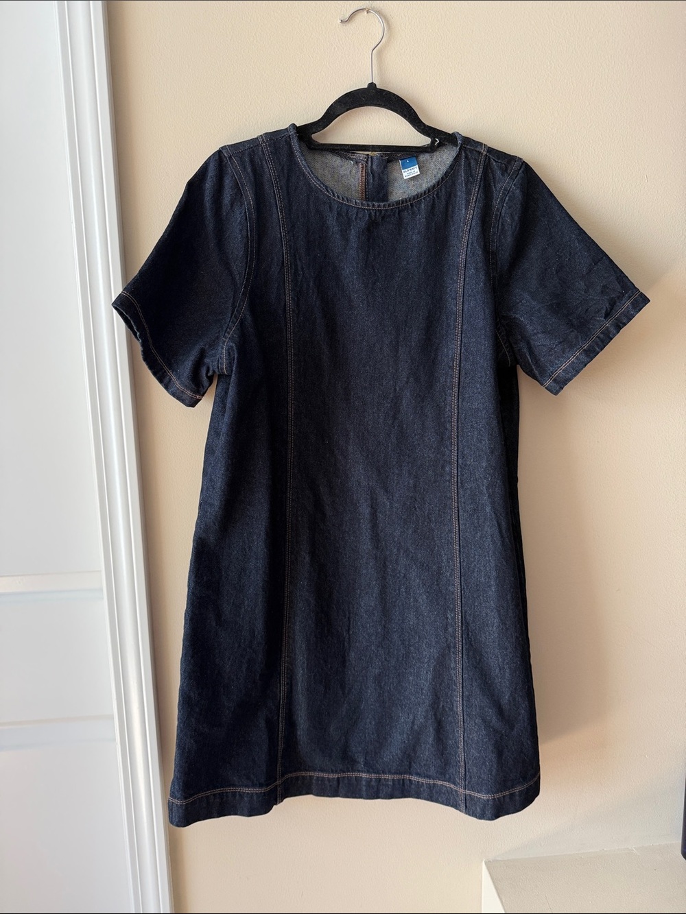 Old Navy Dark Indigo Denim Mini Dress